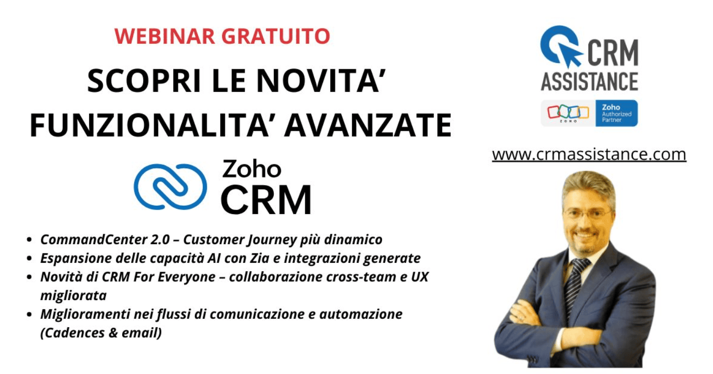 Scopri le novità avanzate di ZOHO CRM
