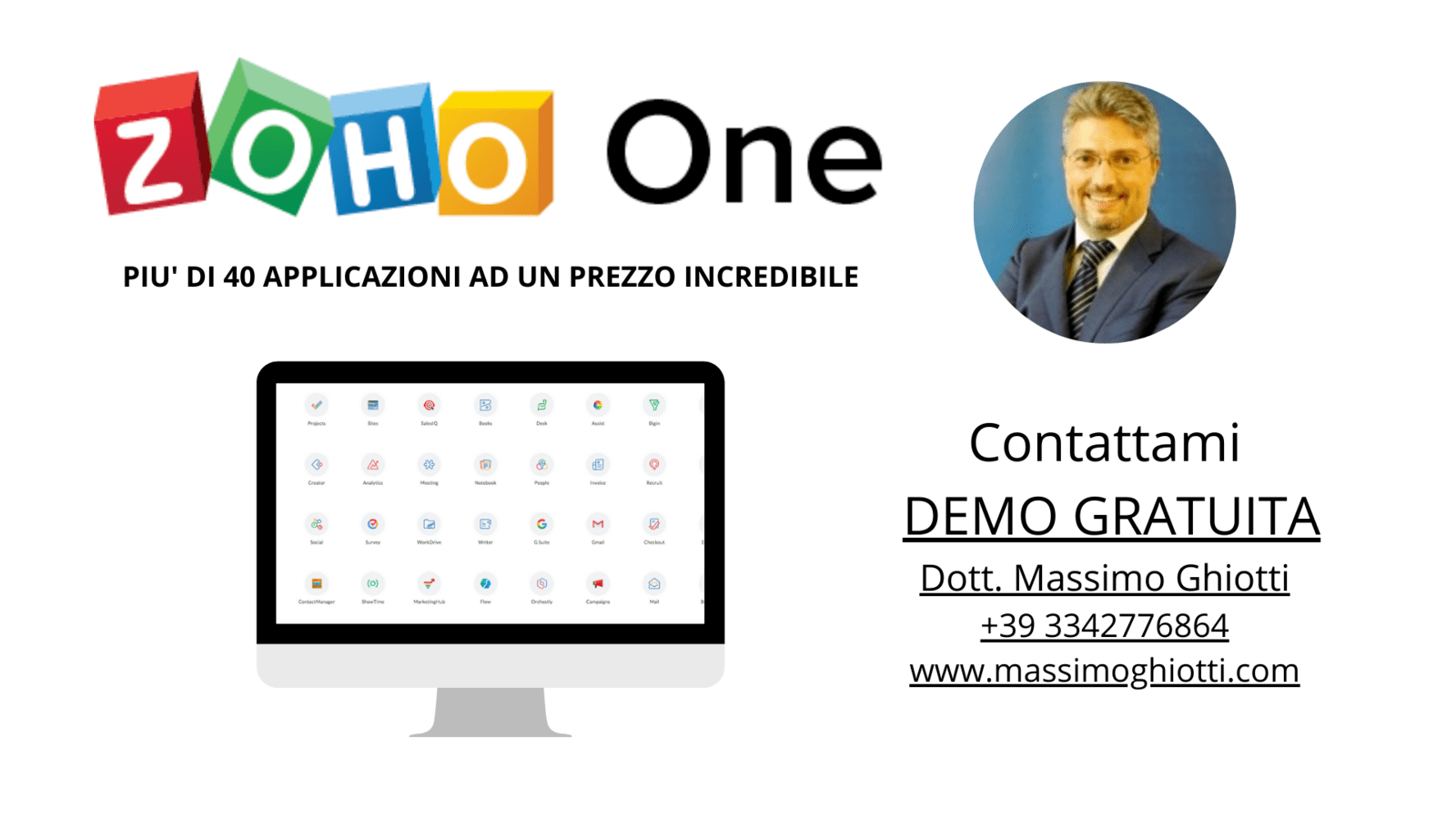 ZOHO ONE (più di 40 applicazioni ad un prezzo incredibile)