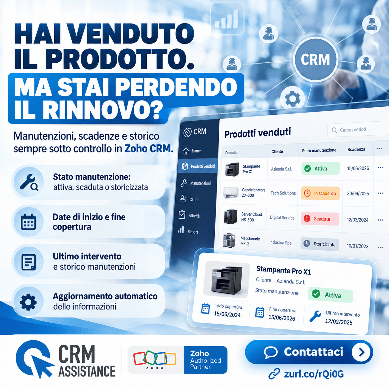 IL PROSSIMO CONTRATTO CHE RISCHI DI PERDERE? POTREBBE ESSERE CON UN CLIENTE CHE HAI GIÀ.