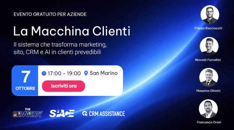 LA MACCHINA CLIENTI